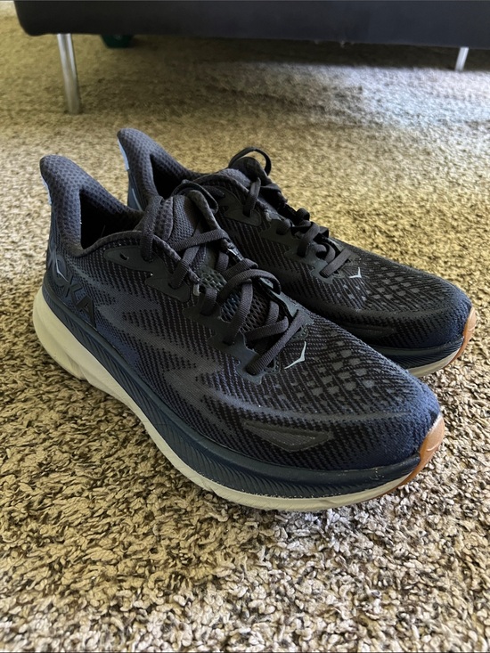 Hoka Other - Hoka Men's Navy and Black Running Shoes with Tan Toe Accents